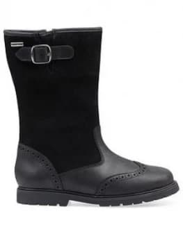 Start-rite Toasty Boot, Black Leather, Size 2 Older