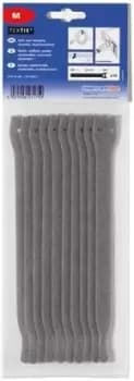 HellermannTyton Grey Hook & Loop Tape, 1m x 13 mm