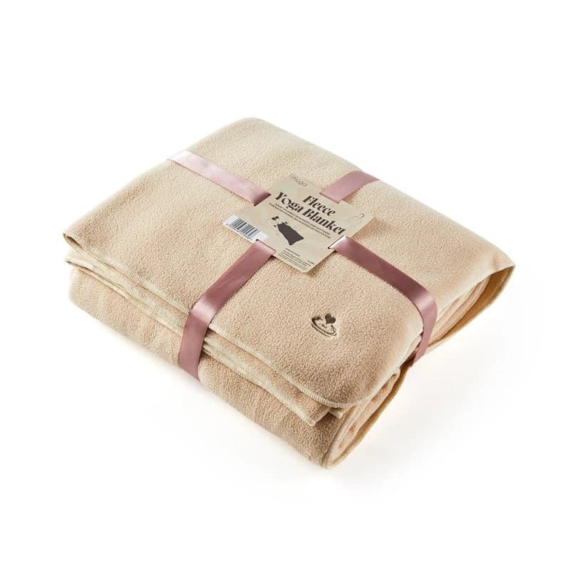 Myga Versatile Fleece Yoga Blanket - Sand