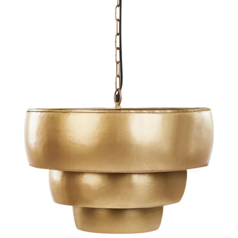 Beliani Pendant Lamp Mbango Metal Gold