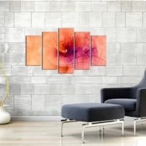 5ABSMDF-36 Multicolor Decorative MDF Painting (5 Pieces)