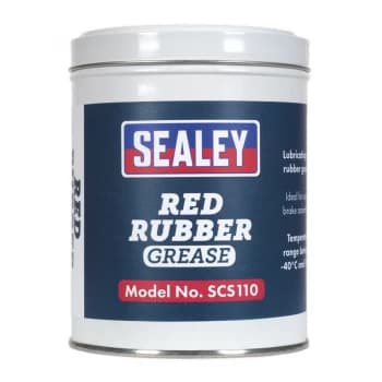 Sealey SCS110 Red Rubber Grease 500g Tin