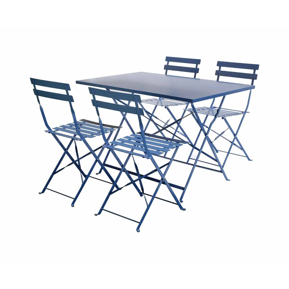 Charles Bentley 5 Piece Rectangular Folding Dining Set