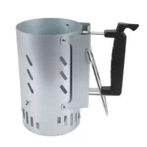 Norfolk Grills Charcoal Starter Silver