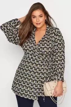 Collar Wrap Top