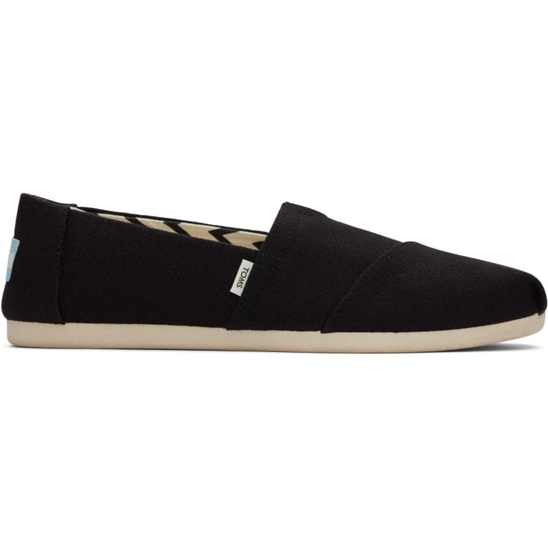 Toms Alpargata Canvas Pumps - Black 6