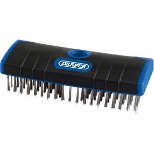 Draper Stainless Steel Bristle Scrub Brush