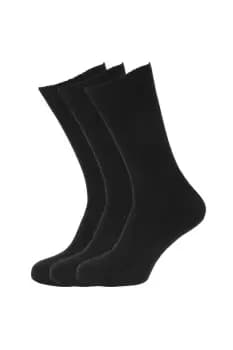 Wool Blend Socks With Wool Padded Sole (Pack Of 3)
