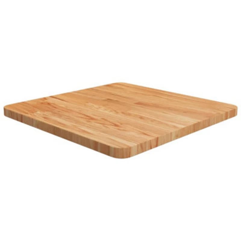 Vidaxl Square Table Top Light Brown 50X50X2.5Cm Treated Solid Wood Oak