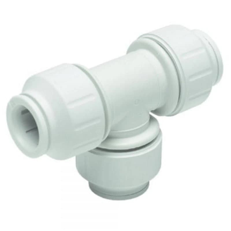 John Guest Equal Tee 28mm (Pack Of 2) White