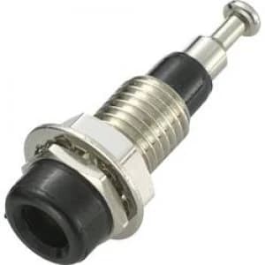 Fuse connector Socket vertical vertical Pin diameter 2mm Black