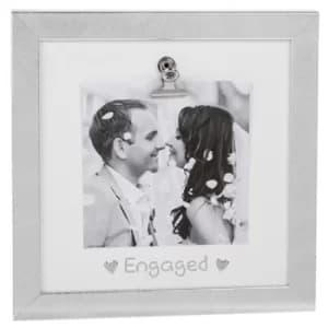 Silver Clip Frame Engaged 4x4