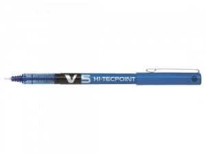 Pilot V5 Liquid Ink Rollerball 0.5mm Blue Wallet 6