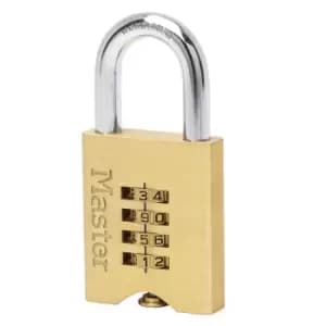 Master Lock 50Mm Brass Resettable Combination Padlock