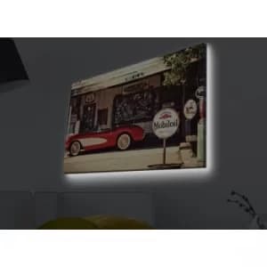 4570MDACT-026 Multicolor Decorative LED Lighted Canvas Painting