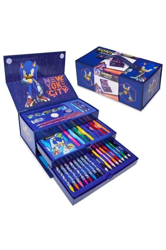 Sonic the Hedgehog Stationary Art Case Blue