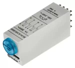 Finder 4PDT Multi Function Timer Relay, 230V ac 0.05 100 s, 3 100min, Plug In Mount