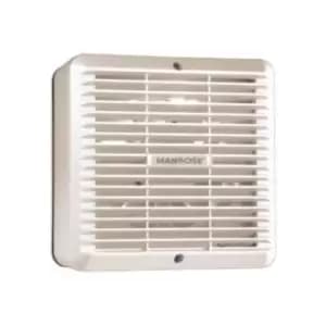 Manrose 150mm Commercial Grey Manual Pullcord Window Fan