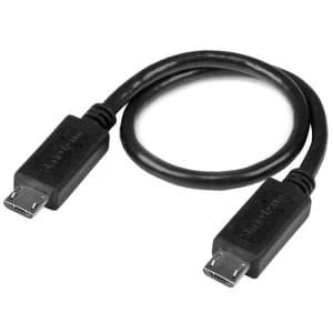 Usb Otg Cable Micro USB To Micro USB Mm 8 In.