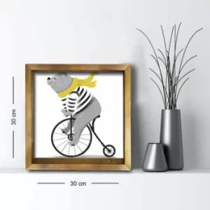 3030AHS-042 Multicolor Decorative Framed MDF Painting