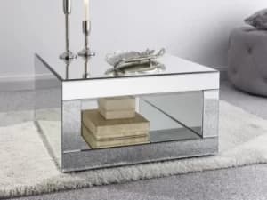 GFW Capri Mirrored Coffee Table Flat Packed