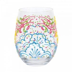 Rose Henna Glass