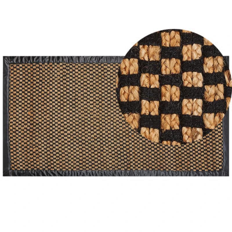 Beliani Rug Gerce Beige 80 X 150 Cm Jute