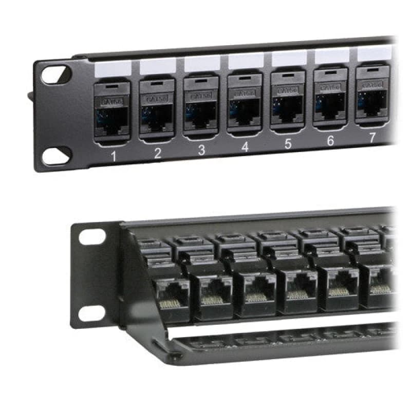 Cablenet Cablenet 24 Port Cat5e UTP 1u Coupler Panel 72-3385