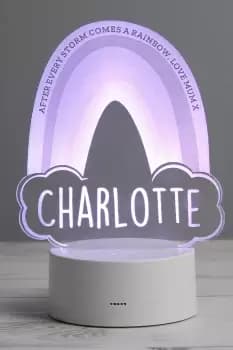 Personalised Rainbow Colour Change Light