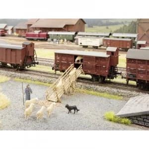 NOCH 14246 H0 loading ramp, mobile Laser-cut assembly kit