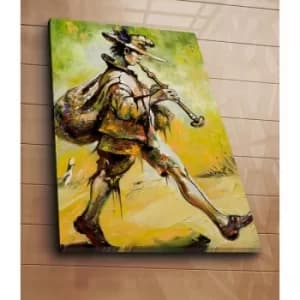 70100C-055 Multicolor Decorative Canvas Painting