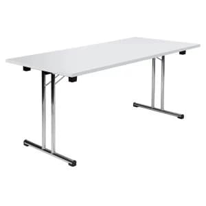 Teknik Space Folding Table - White