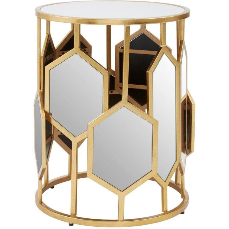 Interiors by Premier Rio Side Table Gold unisex One Size
