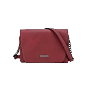 Hampton Flapover Cross Body Bag - Red