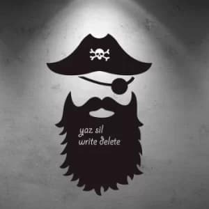 YSS-117 Black Decorative Wall Sticker