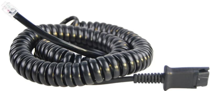 eartec RJ9/4P4C QD headset bottom cable (U10PS)