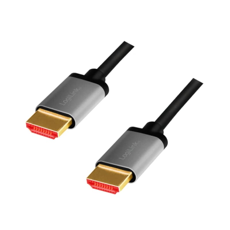 LogiLink CHA0105 HDMI cable 2m HDMI Type A (Standard) Black. Grey