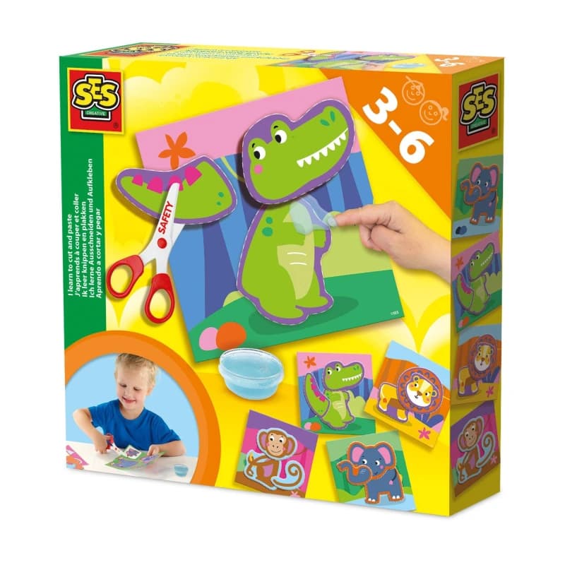 SES Creative I Learn to Cut and Paste, 3 to 6 Years (14042) Multi