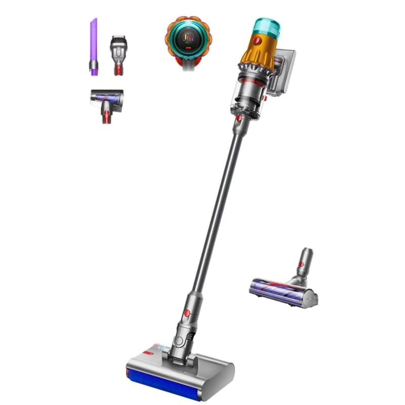 Dyson V12S Detect Slim Submarine Cordless Vacuum Cleaner with Wet & Dry Floor Cleaning V12DETECTSUB Yellow/Nickel