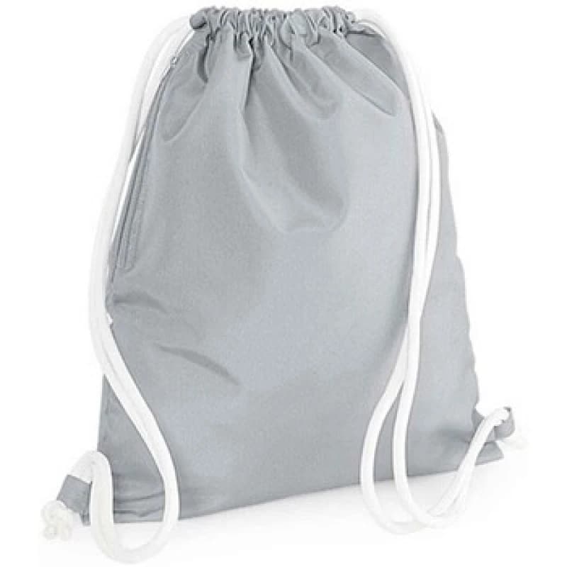 Bagbase Icon Drawstring Bag in Mid Grey Mid Grey Unisex