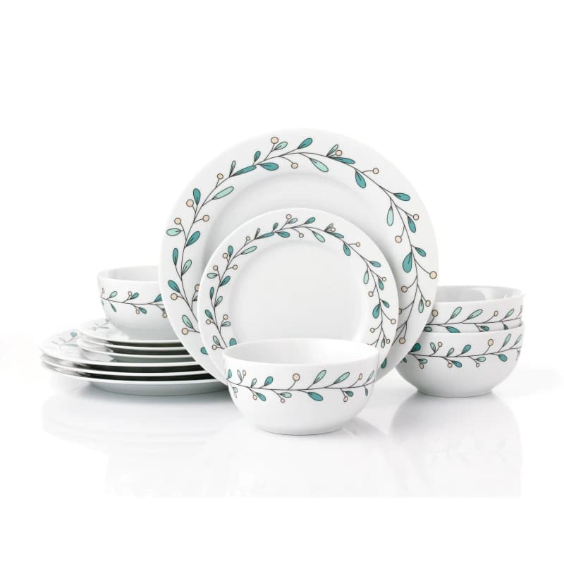 Waterside 12pc Mistletoe Dinner Set Multi unisex ONE SIZE