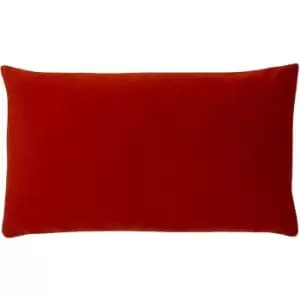 Sunningdale Velvet Rectangular Cushion Flame