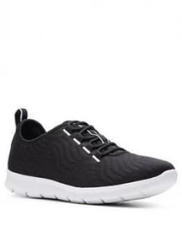 Clarks Step Allena Go Trainers - Black