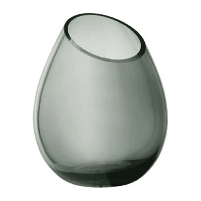 Blomus Drop Glass Vase 19Cm - Smoke