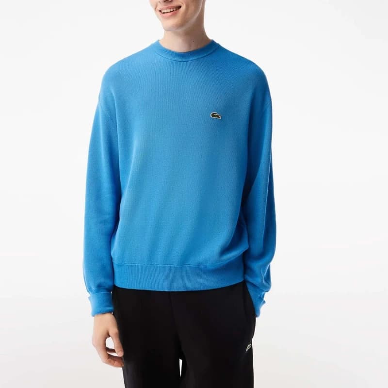 Lacoste Round Neck Organic Cotton Sweatshirt - Multi Multi XS