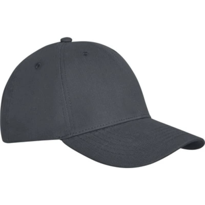 Elevate Mens Davis 6 Panel Cap in Grey Grey Male One Size