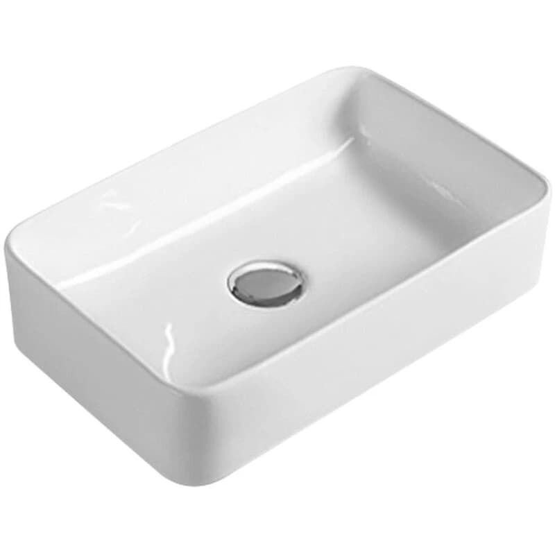 nuie Rectangular Basin 365x235x120mm, White NBV179