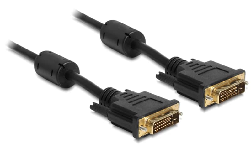 DeLOCK 83189 DVI cable 1m DVI-D Black