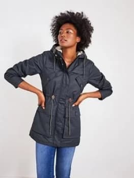 White Stuff Bayeswater Parka Jacket - Navy