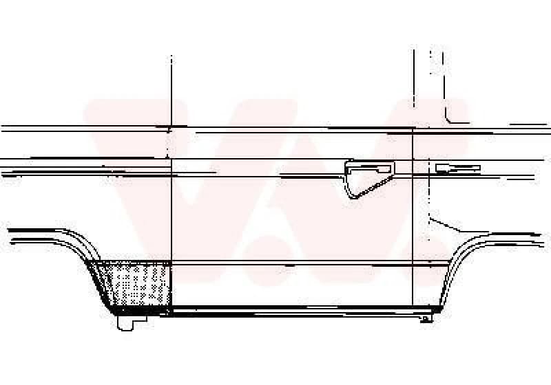 VAN WEZEL Side panel VAN WEZEL 5870141